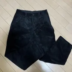 GLOBAL WORK コーデュロイパンツ S 黒