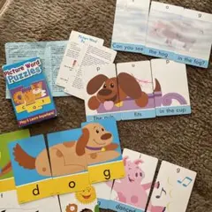 TREND トレンド PictureWord Puzzles 英語 知育 カードのサムネイル