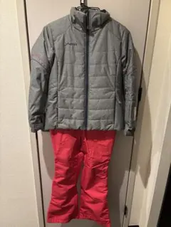 Phenix 子ども用スキーウェア グレー/ピンク　140 クリーニング済