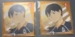 ハイキュー!! ぺたしきしーるステッカー 影山飛雄 2枚セット