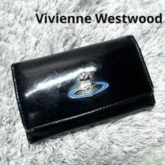 Vivienne Westwood キーケース エナメル ブラック
