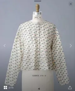 BLAMINKブラミンク ジャガードレギュラーカラーシャツブラウス新品未使用 コットンシルクジャガードレギュラーブラウス | BLAMINK (Women