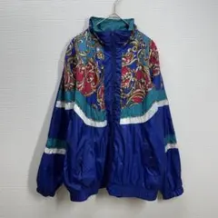 474 Bold Spirit Baroque Zip Nylon Jacket