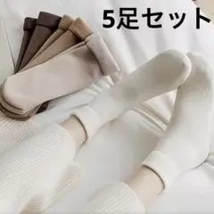 裏起毛ソックス 5足セット