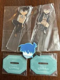 【新品】名探偵コナン 江戸川コナン 灰原哀 アクリルスタンド 前髪クリップ
