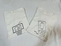 YAECA ホワイト Tシャツ Sサイズ　2枚セット　加賀美健のサムネイル