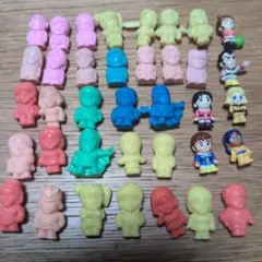 アラレちゃん消しゴム丸越全10種フルセット浴衣アラレ寝グセあり キン
