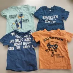 キッズ 半袖Tシャツ 4枚セット まとめ売りのサムネイル