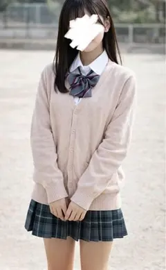 制服　カーディガンスカートセット　jk 高校生