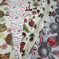usaコットン クリスマス　ヴィンテージ　レアセット