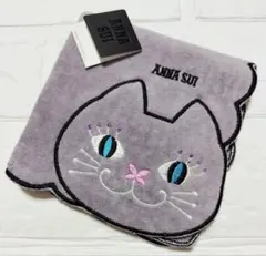 【新品】【未使用品】ANNA SUI 猫の顔 タオルハンカチ アナスイ