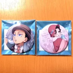 鬼滅の刃 AGF 2025 アーリーウィンター ホログラム缶バッジ はくこゆ