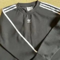adidas ブラック トレーナー UK8