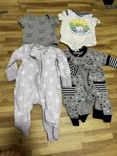 ベビー服セット ロンパース 4点セット