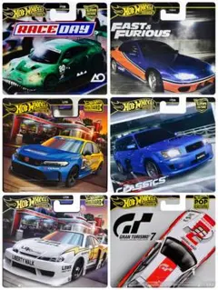 (6点セット) ホットウィール プレミアム 人気車種セット