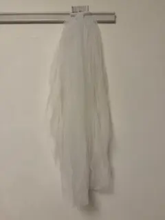 ラメ　ホワイトウェディングベール