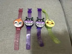 アンパンマン　ガチャガチャ　腕時計　ライトブレス　　 4本セット