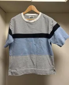 サイズL　ジャーナルスタンダード レリューム ストライプ 半袖Tシャツ