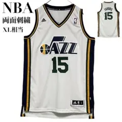 NBA ジャズ adidas ユニフォーム ゲームシャツ バスケ 刺繍 XL相当のサムネイル