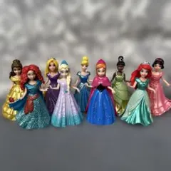ディズニープリンセス 9体マジッククリップ➕3体➕アナ雪フィギュア