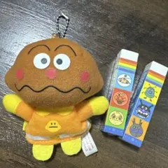 アンパンマン　カレーパンマン　ぬいぐるみ　指人形　消しゴム　未使用　まとめ売りのサムネイル