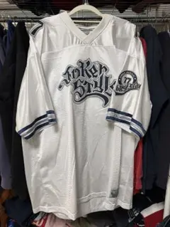 JOKER BRAND フットボールシャツ XL シルバー ジョーカーブランド JOKER BRAND ジョーカーブランド -CALIFORNIA SOCIAL CLUB-