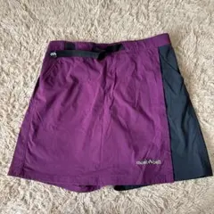 mont-bell O.D.ラップショーツ　紫/黒 スカート