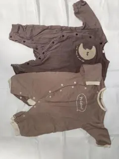 ブラウン系クマロンパース2点セット