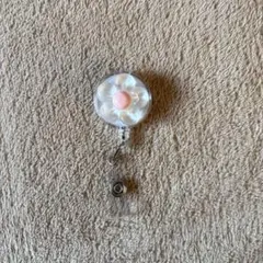 リールキーホルダー お花型