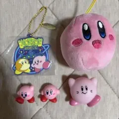 星のカービィ ストラップ　マスコット　ラバーマスコット　フィギュア　5点セット