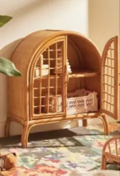 定価35000円 ZARAHOME ザラホーム ラタン チェスト シェルフのサムネイル