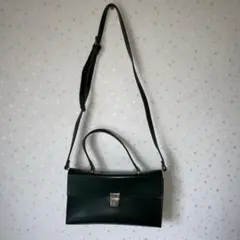 Re:EDIT グリーン ショルダーバッグ