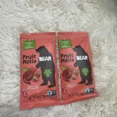 Bear Fruit Rolls 2 Rolls (20g)×2のサムネイル
