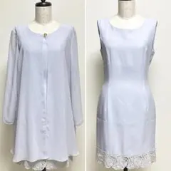 GENIESOIR 　東京ソワール　9号　レース　ワンピース　セットアップ