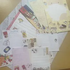 昭和レトロ キャラクター サンリオ サンエックス メモ用紙&封筒 大量