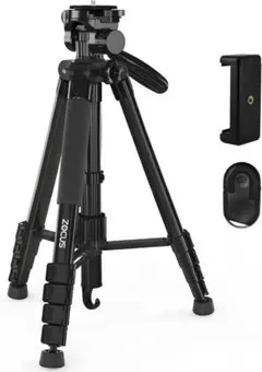 ZOCUS 三脚 リモコン付き 一脚可変式 全高1900mm 脚径26mm 5段