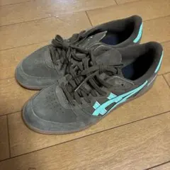 ASICS SKYHAND OG スニーカー ブラウン×ライトブルー 26cm - メルカリ
