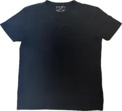 ZARA ザラ Tシャツ Vネック 半袖 M 黒 スリムフィット