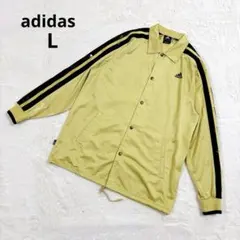 アディダス 希少 00s クロコ型押し ゴールド トラックトップジャージ L