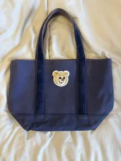 ラブラリー フェイラー　オールドテディ トートバッグ　ネイビー Lサイズ（小）