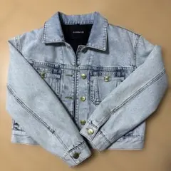 COACH 淺藍色牛仔外套 S號