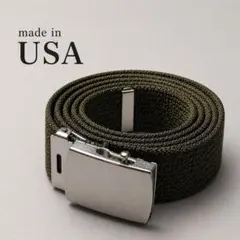 USA製 Deadstock GI Web Belt コットン US ,CE刻印のサムネイル