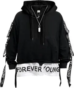 パーカー メンズ ヒップホップ フード 付き 裏起毛 大きい