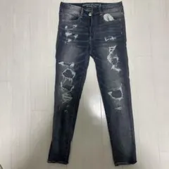 American Eagle ダメージスキニーデニム