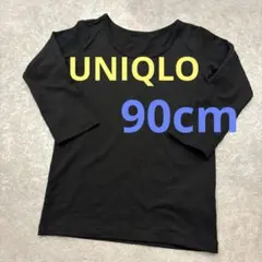 UNIQLO HEATTECH ブラック アンダーシャツ 90