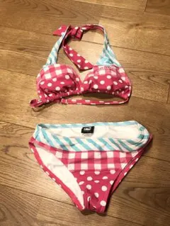 Rusty 水玉チェック セパレート水着 Mサイズ