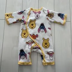 爆安セール！　プーさん　カバーオール　もこもこ　ロンパース　70cm
