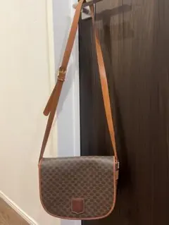 セリーヌ CELINEレディース シヨルダーバッグ マカダム 斜め掛け 【中古】