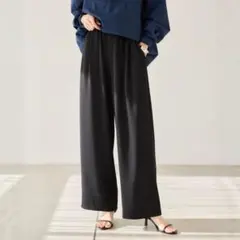 ap studio エラスティックパンツ ネイビー 34 - メルカリ