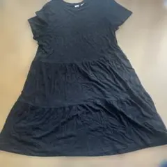 gap プラスサイズ　チュニックワンピ　黒L（日本サイズX L〜2X Lです。）